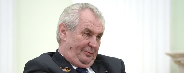  Президент Чешской Республики Милош Земан - Sputnik Ўзбекистон