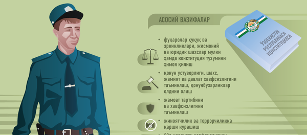 Ўзбекистон милицияси Ўзбекистон милицияси - Sputnik Ўзбекистон