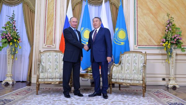 Визит президента РФ Владимира Путина в Казахстан - Sputnik Узбекистан