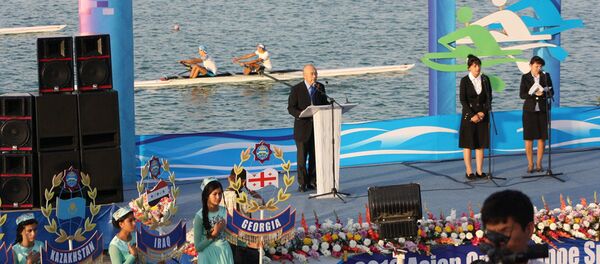 Открытый Кубок Азии по гребле на байдарках и каноэ Открытый Кубок Азии по гребле на байдарках и каноэ - Sputnik Узбекистан