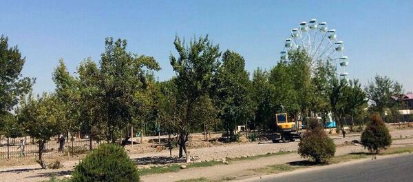 Заброшенный парк Осьминожка в Сергели Заброшенный парк Осьминожка в Сергели - Sputnik Узбекистан