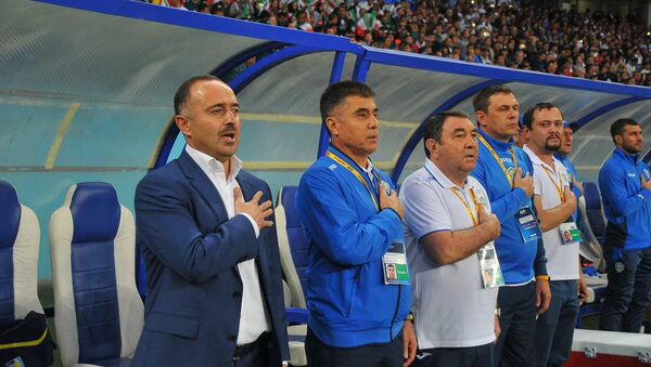 Sbornaya Uzbekistana po futbolu v matche s Iranom - Sputnik O‘zbekiston