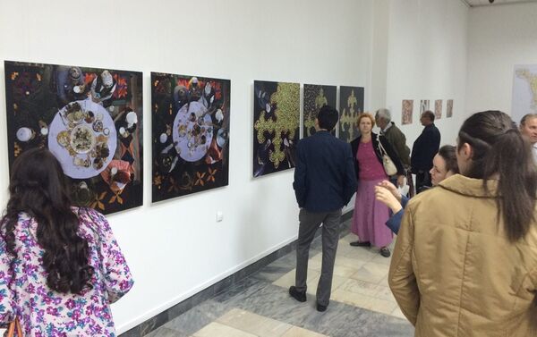 Экспозиция выставки современного искусства Contemporary art в Ташкенте - Sputnik Узбекистан