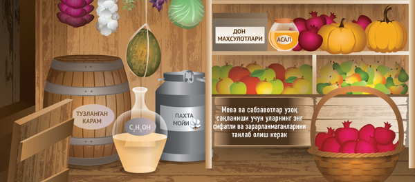 Ёз меваси - қиш хазинаси Ёз меваси - қиш хазинаси - Sputnik Ўзбекистон