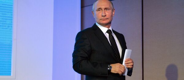 Президент РФ В. Путин Президент РФ В. Путин - Sputnik Ўзбекистон