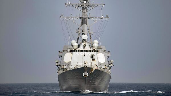 Военный корабль США в Средиземном море - Sputnik Узбекистан