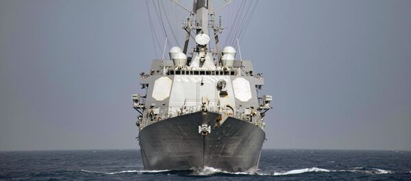 Военный корабль США в Средиземном море - Sputnik Узбекистан
