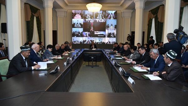 ЦИК Узбекистана проводит заседание в формате видеоконференцсвязи - Sputnik Узбекистан