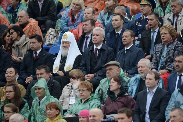 Торжественная церемония открытия Дня города Москвы на Красной площади - Sputnik Узбекистан