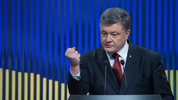 Prezident Ukraini P. Poroshenko  - Sputnik O‘zbekiston