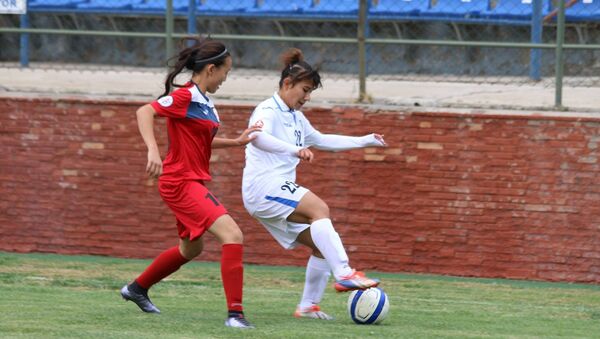 Матч женских сборных Узбекистана и Кыргызстана по футболу - Sputnik Узбекистан