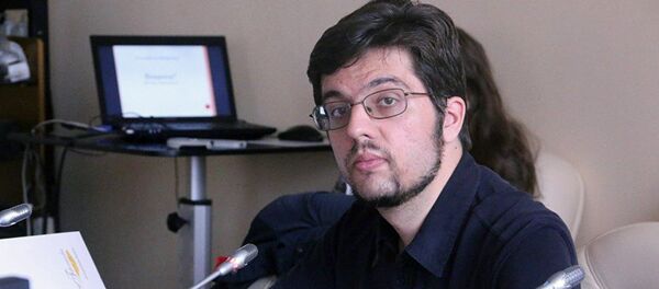 Руководитель Евразийского аналитического клуба (ЕАК, Россия) Никита Мендкович Руководитель Евразийского аналитического клуба (ЕАК, Россия) Никита Мендкович - Sputnik Узбекистан