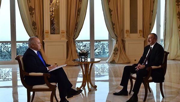 Интервью генерального директора МИА Россия сегодня Дмитрия Киселева с Ильхамом Алиевым - Sputnik Узбекистан