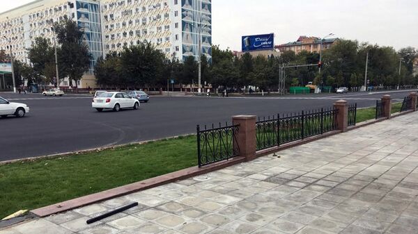 Участок улицы Ойбек в Ташкенте рядом с вокзалом - Sputnik Узбекистан