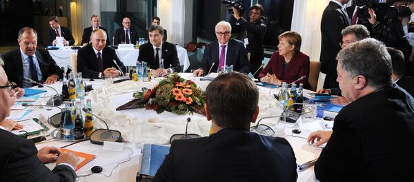 Berlinda o‘tkazilgan normand to‘rtligiga a’zo mamlakatlar rahbarlari uchrashuvi - Sputnik O‘zbekiston