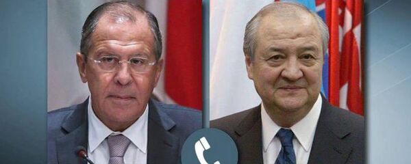 Сергей Лавров и Абдулазиз Камилов - Sputnik Ўзбекистон