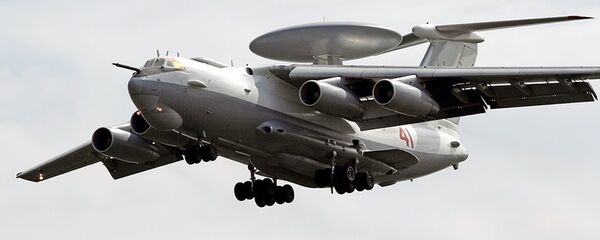 Cамолёт А-50 дальнего радиолокационного обнаружения и управления Cамолёт А-50 дальнего радиолокационного обнаружения и управления - Sputnik Ўзбекистон