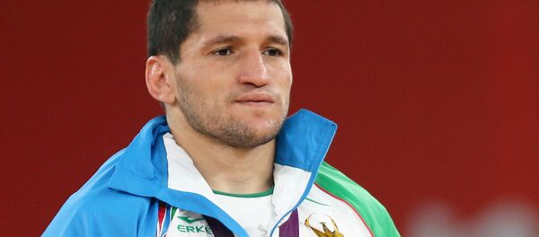 Узбекский спортсмен Сослан Тигиев Узбекский спортсмен Сослан Тигиев - Sputnik Узбекистан