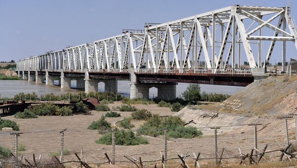 Мост Дружбы через реку Амударью на границе Узбекистана и Афганистана - Sputnik Узбекистан