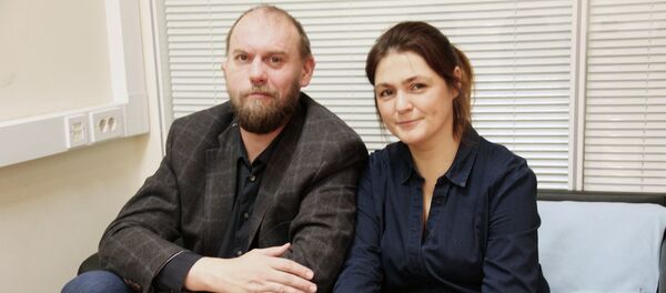 Авторы мюзикла СВАН Екатерина Троепольская и Андрей Родионов - Sputnik Узбекистан