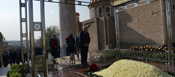 Tomas Shennon Samarqandda - Sputnik O‘zbekiston