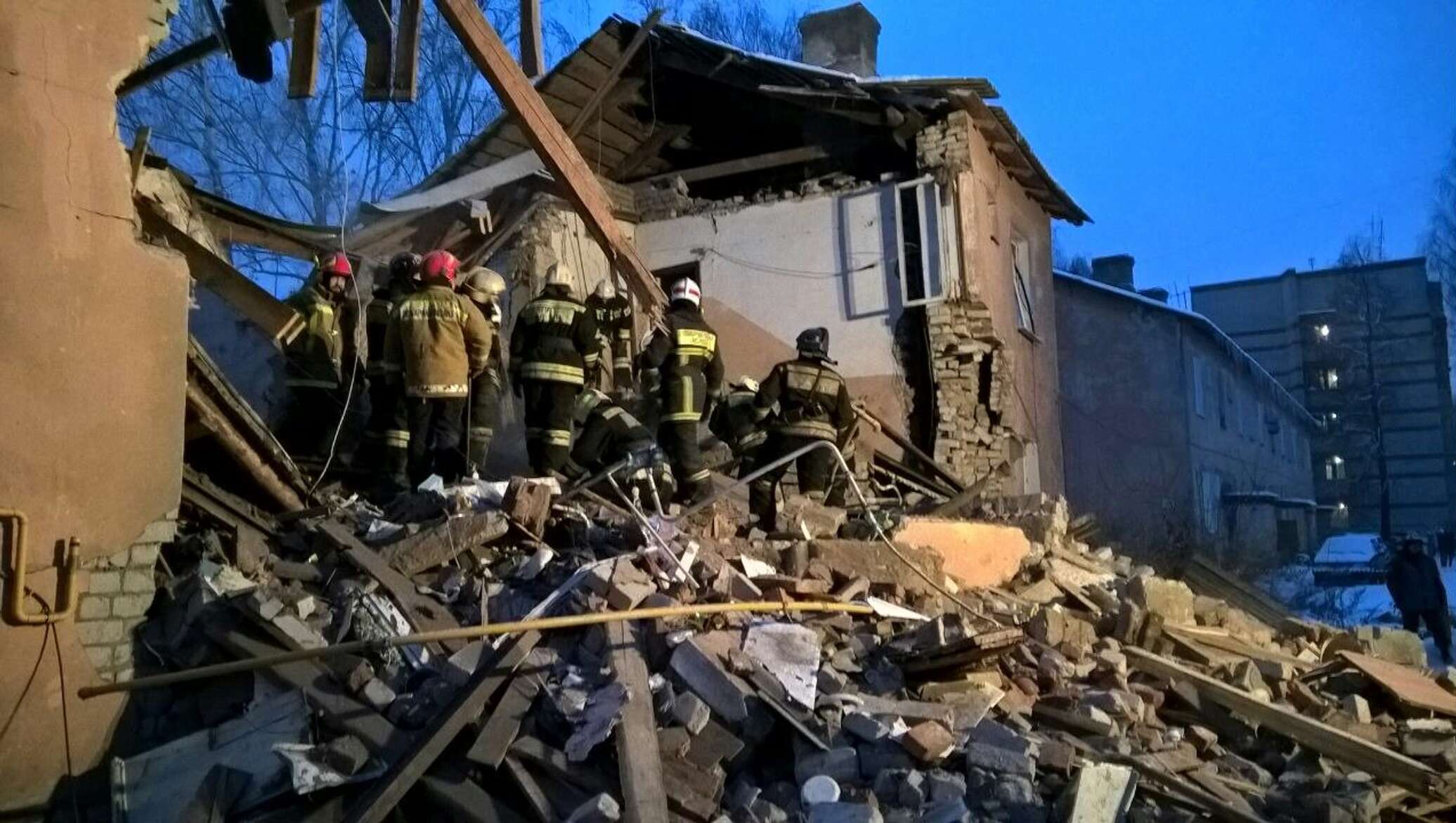 Взрыв газа в Иваново унес жизнь шести человек, еще восемь пострадали