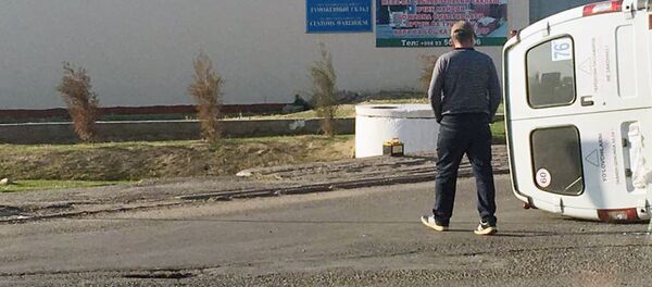 ДТП с маршруткой в Ташкенте ДТП с маршруткой в Ташкенте - Sputnik Узбекистан