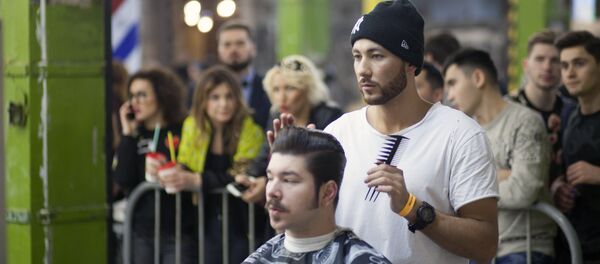 Акмал Жумаев, участник Барбер Баттла - Sputnik Узбекистан