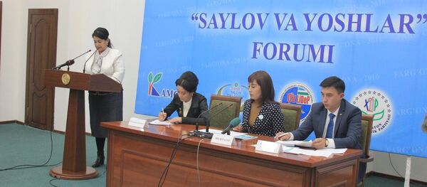 Фарғонадаги сайлов ва ёшлар форуми Фарғонадаги сайлов ва ёшлар форуми - Sputnik Ўзбекистон