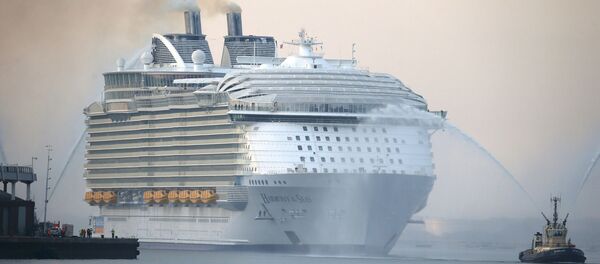 Самый большой круизный лайнер Harmony of the Seas - Sputnik Узбекистан