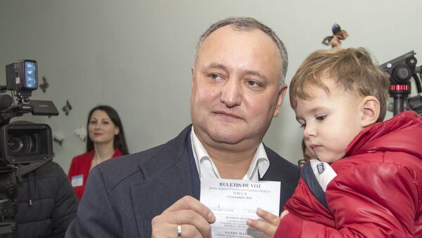 Moldova prezident saylovi g‘olibi Igor Dodon - Sputnik O‘zbekiston