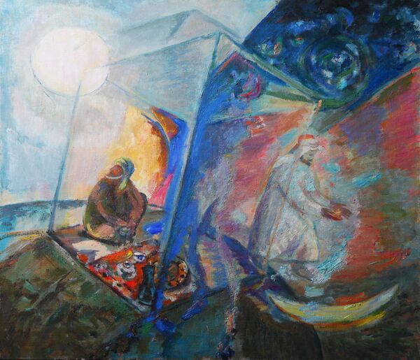 Выставка Эстетика Самарканда самарского живописца Геннадия Тибушкина Выставка Эстетика Самарканда самарского живописца Геннадия Тибушкина - Sputnik Узбекистан