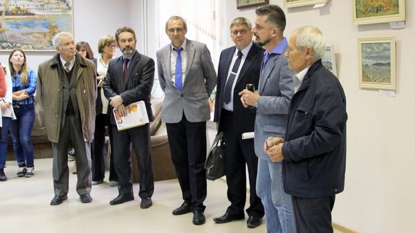 Выставка Эстетика Самарканда самарского живописца Геннадия Тибушкина Выставка Эстетика Самарканда самарского живописца Геннадия Тибушкина - Sputnik Узбекистан