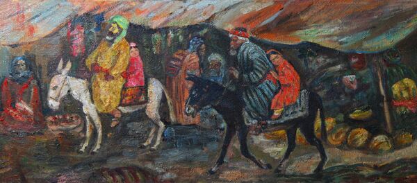 Выставка Эстетика Самарканда самарского живописца Геннадия Тибушкина Выставка Эстетика Самарканда самарского живописца Геннадия Тибушкина - Sputnik Узбекистан