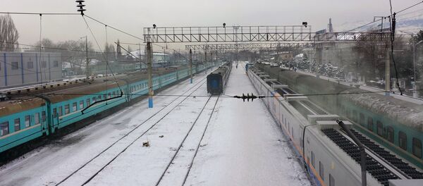 Железнодорожная станция в Алма-Ате - Sputnik Узбекистан