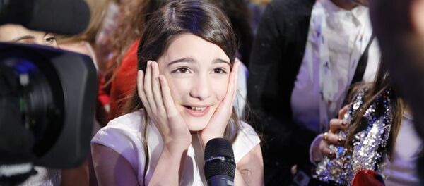 Евровидение 2016 болалар конкурси ғолиби Мириам Мамадашвили Евровидение 2016 болалар конкурси ғолиби Мириам Мамадашвили - Sputnik Ўзбекистон