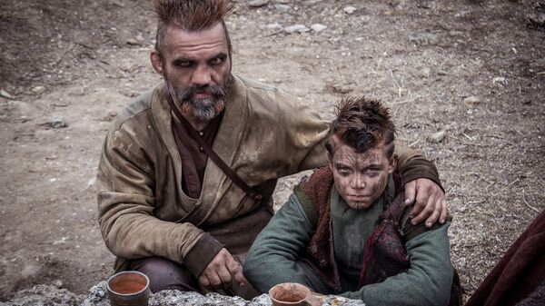 Вячеслав Юровских на съемках фильма Скиф - Sputnik Узбекистан