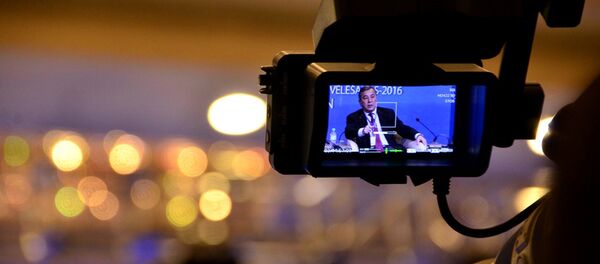 Журналисты в пресс-центре Журналисты в пресс-центре - Sputnik Узбекистан