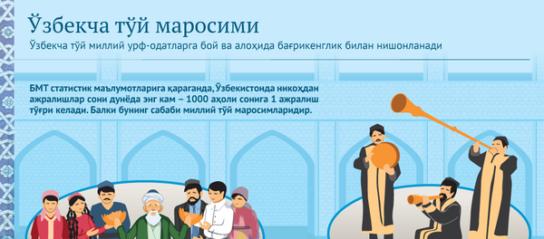 Ўзбекча тўй маросими - Sputnik Ўзбекистон