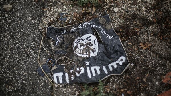 Флаг радикальной исламистской организации ИГИЛ - Sputnik Ўзбекистон
