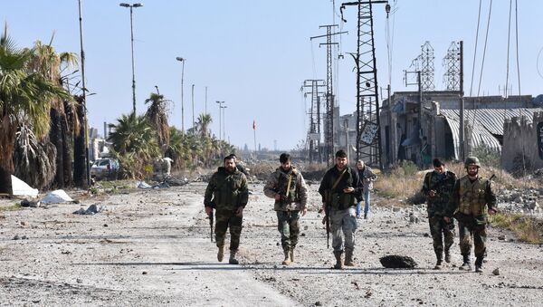 Бойцы сирийской армии - Sputnik Узбекистан