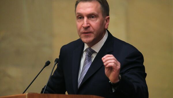 Первый вице-премьер Игорь Шувалов - Sputnik Узбекистан