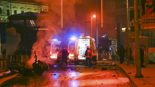 Двойной теракт в Стамбуле - Sputnik Узбекистан