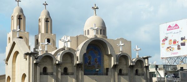 Қоҳирадаги насронийлар ибодатхоналаридан бири Қоҳирадаги насронийлар ибодатхоналаридан бири - Sputnik Ўзбекистон