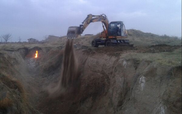 Устранение ослиного могильника у водоема в Самарканде - Sputnik Узбекистан