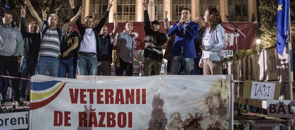 Акции протеста в Кишиневе Акции протеста в Кишиневе - Sputnik Узбекистан