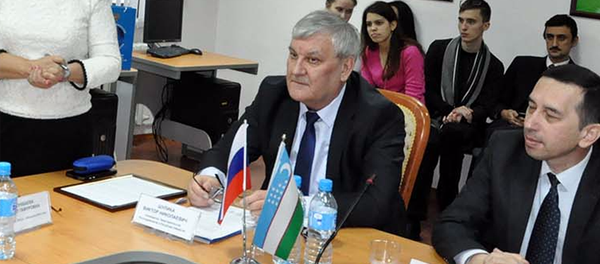 Руководитель представительства Россотрудничества в Узбекистане Виктор Шулика Руководитель представительства Россотрудничества в Узбекистане Виктор Шулика - Sputnik Узбекистан