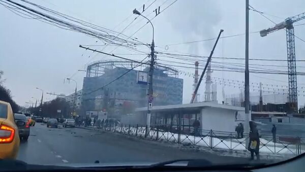Первые кадры с места взрыва у метро Коломенская в Москве - Sputnik Узбекистан