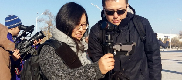 Хитой телеканали ходимлари Хитой телеканали ходимлари - Sputnik Ўзбекистон