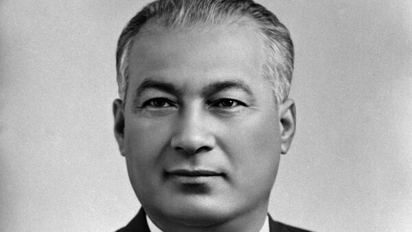 Первый секретарь ЦК КП Узбекистана Ш.Р.Рашидов - Sputnik Узбекистан